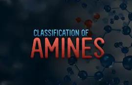 Classification of Amines