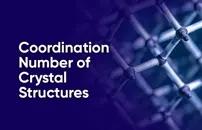 Coordination Number of Crystal Structures