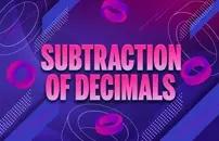 Subtraction of Decimals
