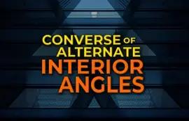 Converse of Alternate Interior Angles
