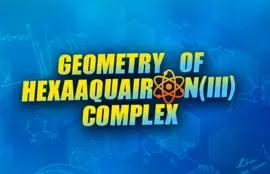 Geometry of Hexaaquairon(III) Complex