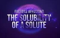 Factors Affecting the Solubility of a Solute