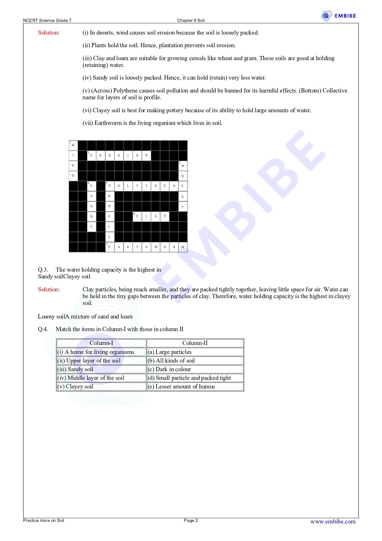 NCERT Solutions For Class 7 Science Chapter 9